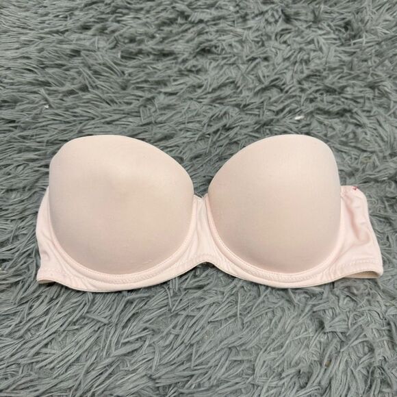 Light Pink Strapless Bra Size 34B - Picture 1 of 6